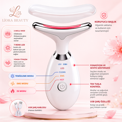 LIORA BEAUTY Yüz Boyun Ems Güzellik Cihazı