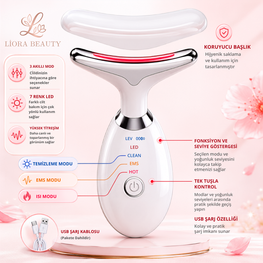 LIORA BEAUTY Yüz Boyun Ems Güzellik Cihazı
