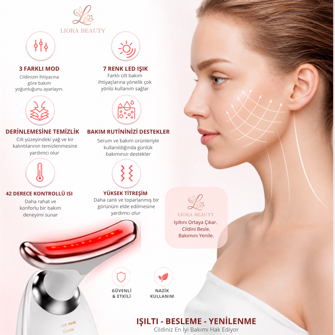 LIORA BEAUTY Yüz Boyun Ems Güzellik Cihazı
