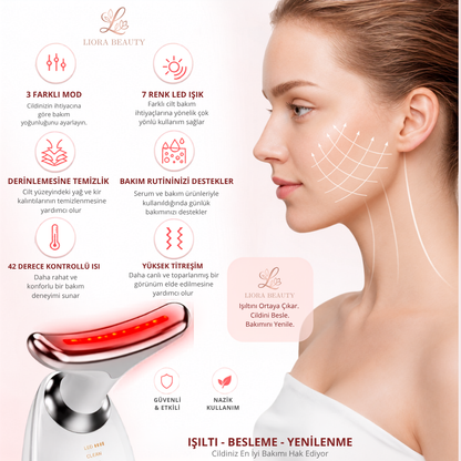 LIORA BEAUTY Yüz Boyun Ems Güzellik Cihazı