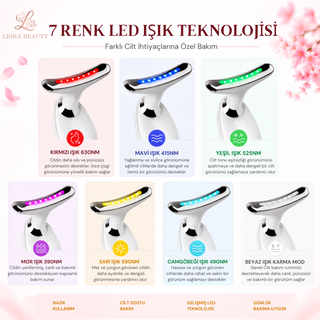 LIORA BEAUTY Yüz Boyun Ems Güzellik Cihazı