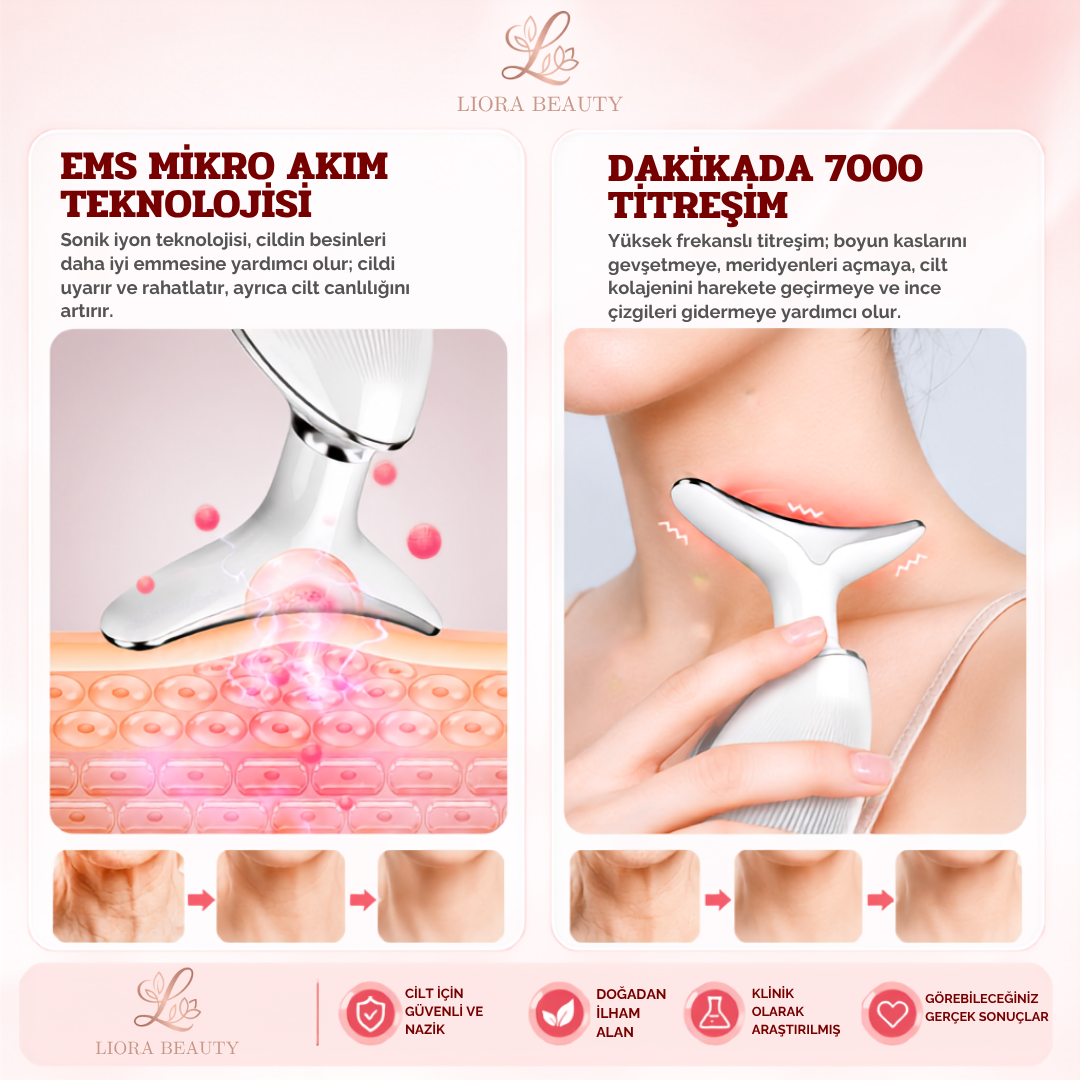 LIORA BEAUTY Yüz Boyun Ems Güzellik Cihazı